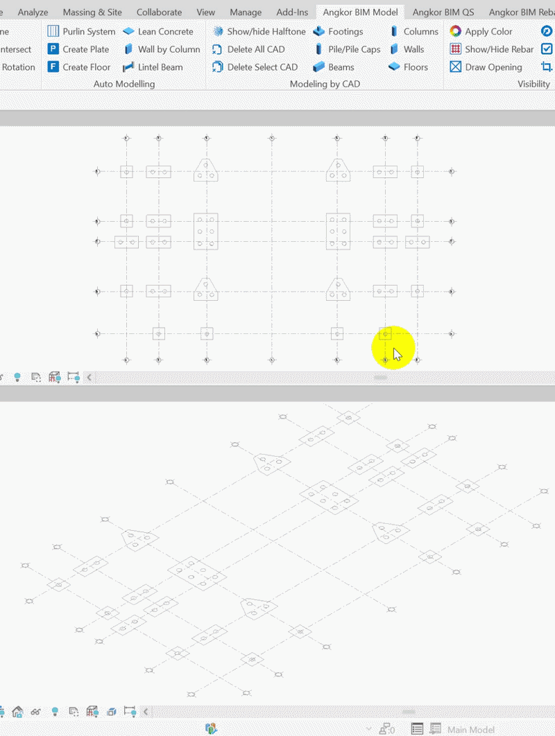 Angkor BIM Model - Purge Management