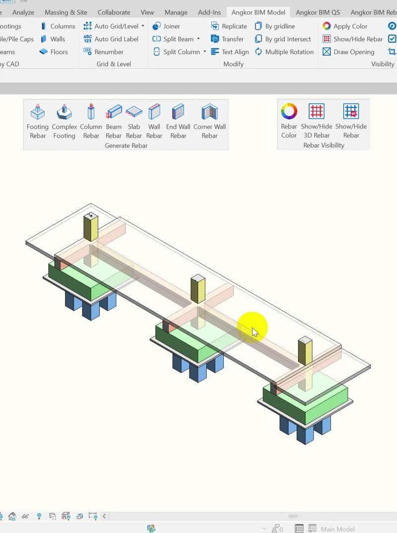 Angkor BIM Rebar - Beam & Column Rebar